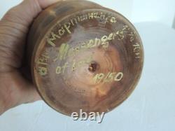 VTG Russian Matryoshka signed Nesting Dolls 10 Pc Religious Angels Cherub Poetry