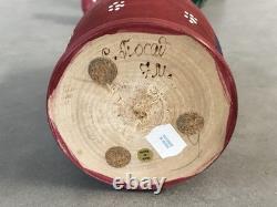 VTG Santa Claus Russian Matryoshka 7 Piece Nesting Dolls Signed Sergiev Posad