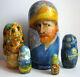 Van Gogh Nesting Doll 5 Pieces Matryoshka
