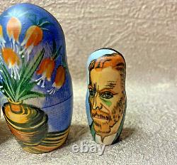Vincent van Gogh Nesting Dolls Matryoshka 7.1 (18cm). Made in Russian souvenir