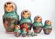 Vintage 10pcs Signed Matryoshka Russian Fairy Tale Nesting Doll Magnificent #102