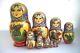 Vintage 10pcs Signed Matryoshka Russian Fairy Tale Nesting Doll Magnificent #134