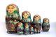 Vintage 10pcs Signed Matryoshka Russian Fairy Tale Nesting Doll Magnificent 2001