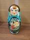 Vintage 10 Pc Russian Nesting Dolls Hand Painted & Signed By Artist