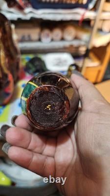 Vintage ARTISAN Signed Religious Russian Nesting Matryoshka 5 Wood Dolls