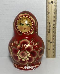 Vintage Ceprueb Nocag Hand Painted Signed Russian Nesting Doll 20 Piece Set Rare