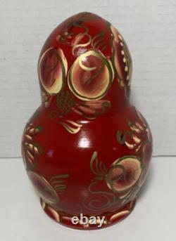 Vintage Ceprueb Nocag Hand Painted Signed Russian Nesting Doll 20 Piece Set Rare