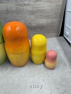 Vintage Howdy Doody Russian Nesting Dolls Set Of 5 Dolls -Rare HTF Ex Cond