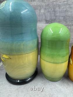 Vintage Howdy Doody Russian Nesting Dolls Set Of 5 Dolls -Rare HTF Ex Cond