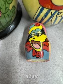 Vintage Howdy Doody Russian Nesting Dolls Set Of 5 Dolls -Rare HTF Ex Cond