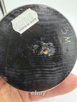 Vintage MATRYOSHKA Nesting Dolls Santa Snowman Christmas Tree Painted Wooden Set