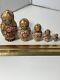 Vintage Matryoshka Painted Russian Nesting Dolls Sign Z. Ceprueb Nocag Set Of 5
