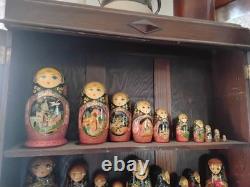 Vintage Matryoshki nesting dolls 10 pieces dated 1993