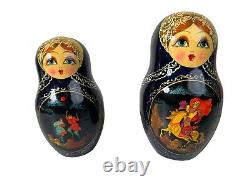 Vintage Rare 20 Pcs Matryoshka Russian Nesting Dolls Signed Cepzueb Nocag