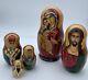 Vintage Russian Matryoshka Nesting Dolls, Jesus, Mary, Christmas, Christianity