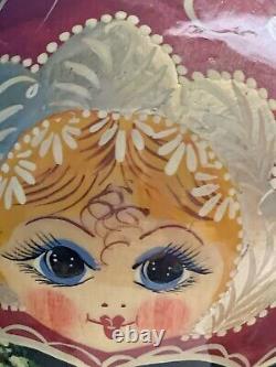 Vintage Russian Matryoshka Signed Nesting Dolls 10