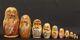 Vintage Russian Nesting Doll 10pc Zaporozhian Cossacks 9.25 H 1994