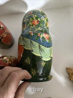 Vintage Russian Nesting Doll's Handmade Signed