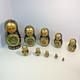 Vintage Russian Nesting Dolls 10 Pieces Artist Signed 1993 Matryoshka 9 Tall