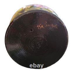 Vintage Russian nesting doll 15 pcs Hand Carved Painted signed 10 Tall