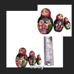 Vintage Russian nesting doll 15 pcs Hand Carved Painted signed 10 Tall