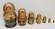 Vintage Signed Matryoshka Russian Nesting Doll, Handpainted, 7 Dolls With Defects