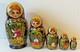 Vtg Carved Russian Nesting Dolls Sergiev Posafd Matryoshka Folktale Moscow 1997