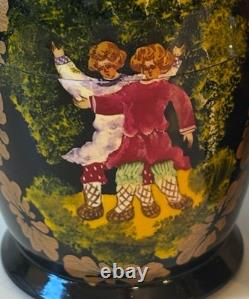 Vtg Carved Russian Nesting Dolls SERGIEV POSAFD Matryoshka FOLKTALE Moscow 1997