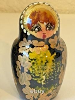 Vtg Carved Russian Nesting Dolls SERGIEV POSAFD Matryoshka FOLKTALE Moscow 1997