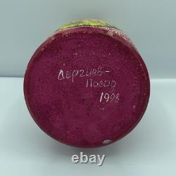 Vtg Russian Matryoshka 9 Nesting Dolls Hand Painted Fairy Tales Scenes & Flowers