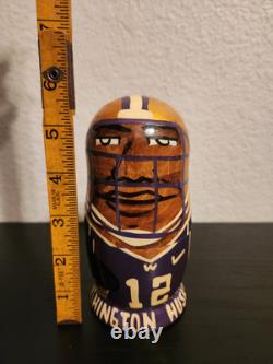 Washington Huskies Russian Dolls Hand Painted