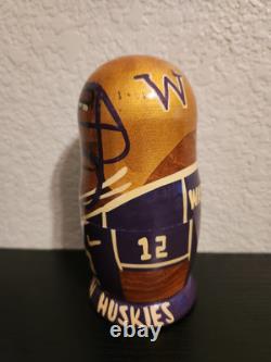 Washington Huskies Russian Dolls Hand Painted