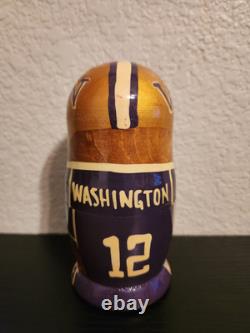 Washington Huskies Russian Dolls Hand Painted