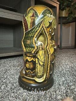 Wooden Matryoshka Our Lady Umilenie