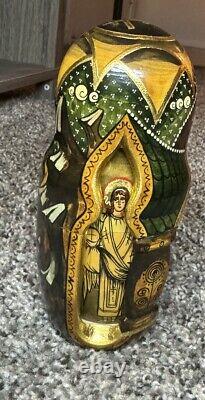 Wooden Matryoshka Our Lady Umilenie