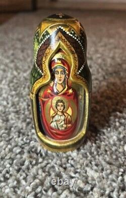 Wooden Matryoshka Our Lady Umilenie