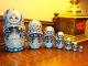 Wooden Russian Doll Hand Painted Matryoshka Set Of 7 Classic