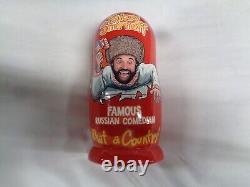 Yakov Smirnoff Signed Russian Nesting Dolls RARE With COA