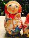 Young Girl&kittens-russian Nesting Doll, Unique-one Of A Kind! Signed E. V. Snelkova